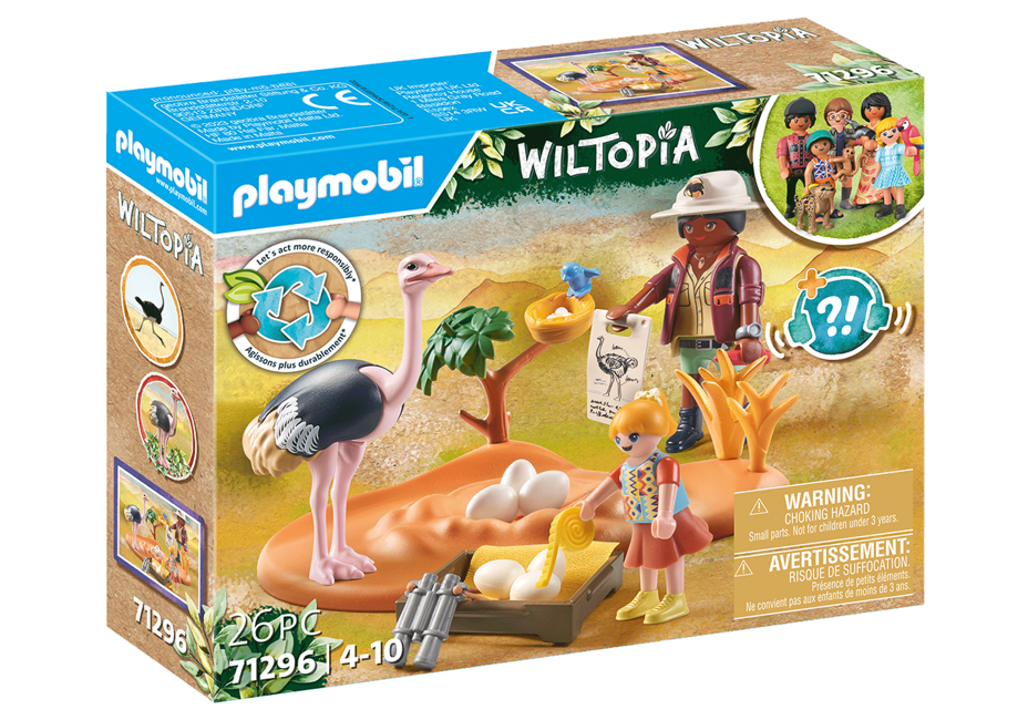 Playmobil - Wiltopia - Op bezoek bij papa struisvogel (71296)