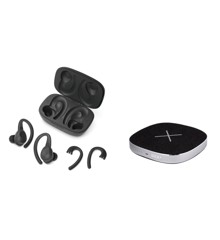 SACKit -  Active 200 - True Wireless Sport Earbuds + CHARGEit - Power Bank & Wireless Charger - Bundle