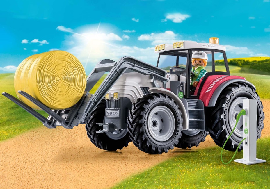 Playmobil - Large Tractor with Accessories (71305)