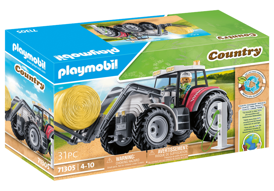 Playmobil - Large Tractor with Accessories (71305)