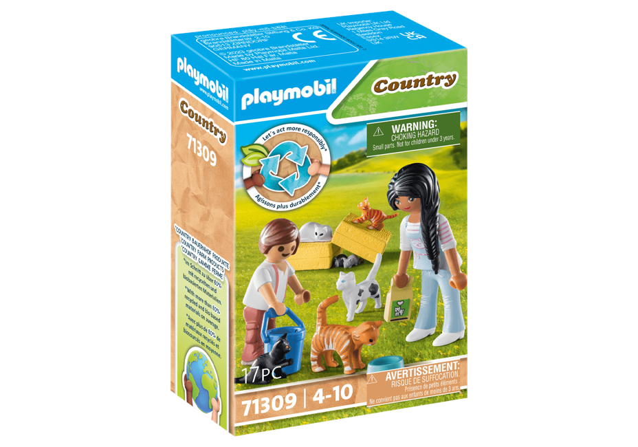 Playmobil - Kattenfamilie (71309)