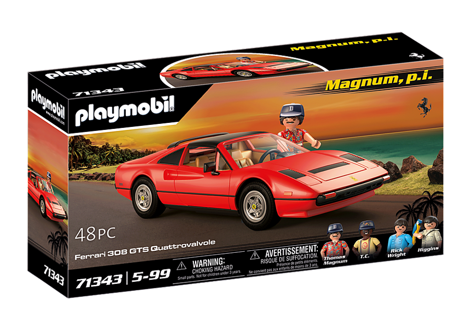 Playmobil - Magnum, p.i. Ferrari 308 GTS Quattrovalvole (71343)