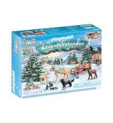 Playmobil - Julekalender Heste: Kanetur ved juletid (71345)