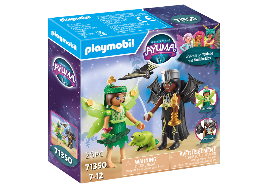 Playmobil - Forest Fairy och Bat Fairy med andedjur (71350)