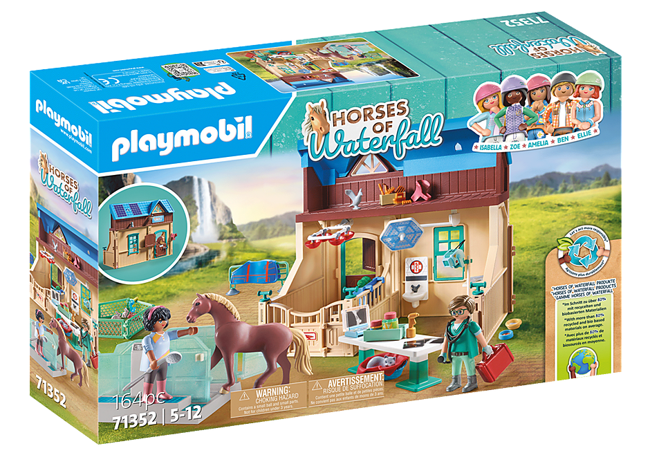 Playmobil - Riding Therapy and Veterinary Practice (71352) - Leker