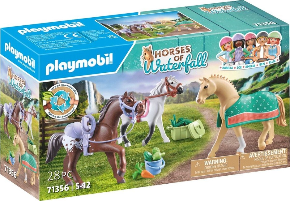 Playmobil - 3 Pferde: Morgan, Quarter Horse & Shagya Araber (71356)