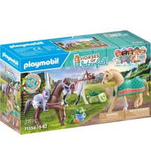 Playmobil - Tre hästar: En Morganhäst, en Quarterhäst och Shagya-arab (71356)