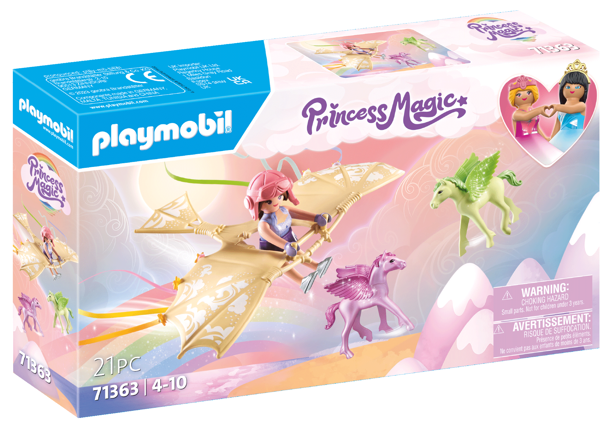 Playmobil - Trip with Pegasus Foals in the Clouds (71363) - Leker
