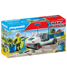 Playmobil - Hold byen ren med e-køretøj (71433)