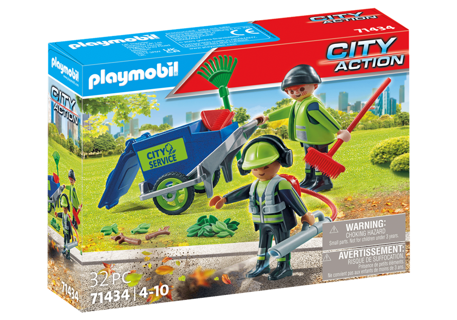 Playmobil - Figures set street cleaning (71434)