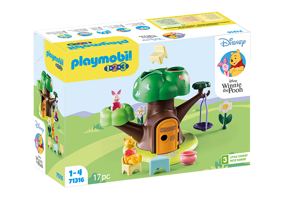Playmobil - 1.2.3 & Disney: Winnie's & Piglet's Tree House​ (71316)