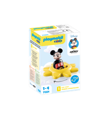 Playmobil - 1.2.3 & Disney: Mickey's Spinning Sun with Rattle Feature (71321)