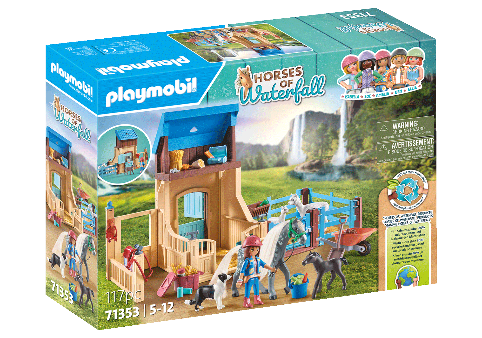 Playmobil - Horse Stall with Amelia and Whisper (71353) - Leker