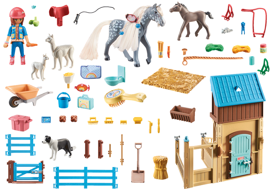 Playmobil - Horse Stall with Amelia and Whisper  (71353)