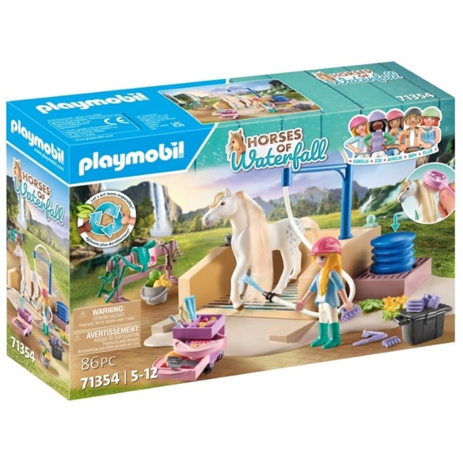 Playmobil - Washing Station with Isabella and Lioness (71354)