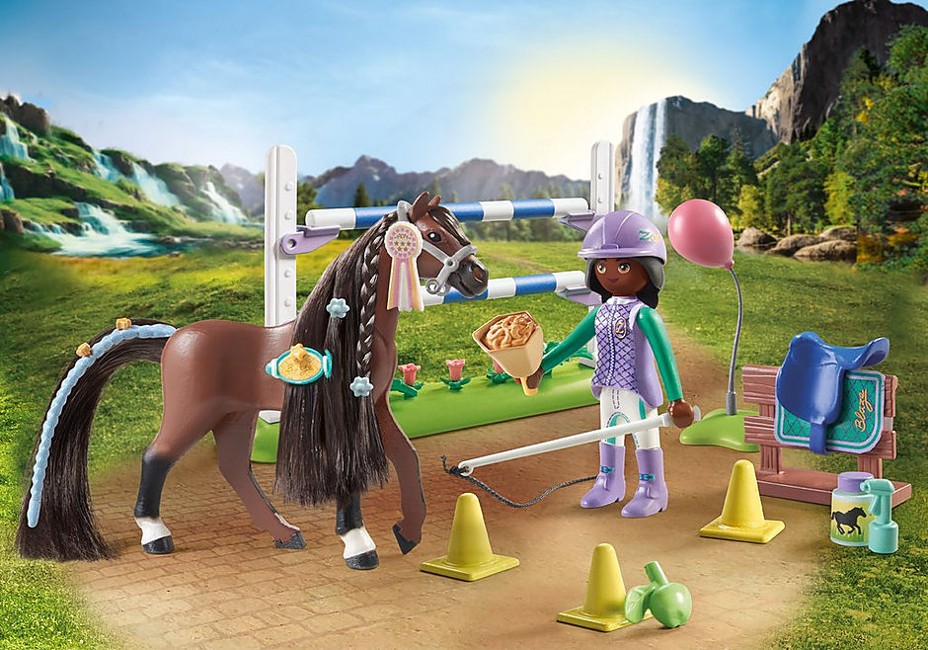 Playmobil - Jumping Arena with Zoe and Blaze (71355)