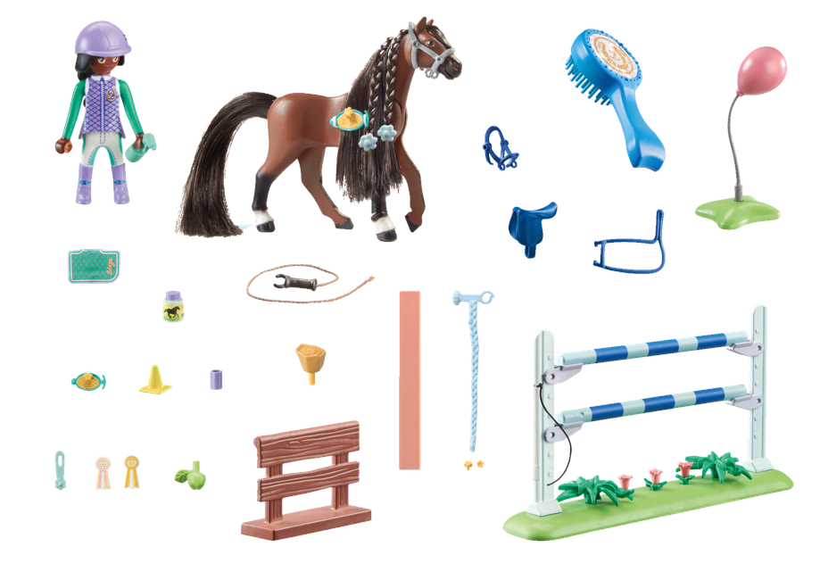 Playmobil - Jumping Arena with Zoe and Blaze (71355)