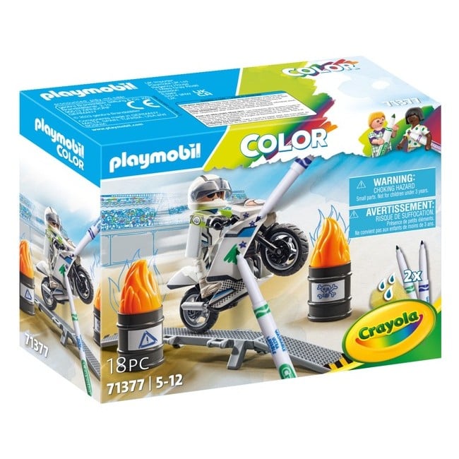 Playmobil - PLAYMOBIL Color: Motorbike (71377)