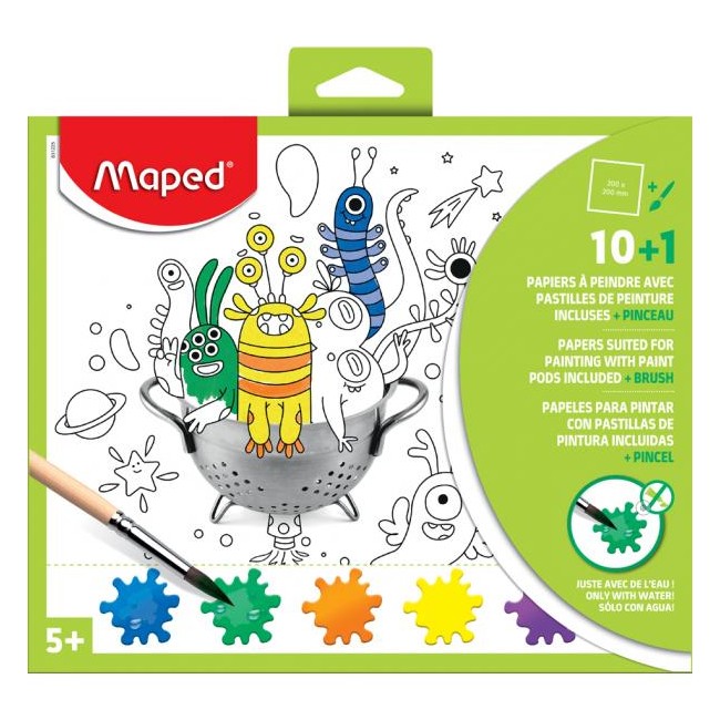 Buy Maped - Photo Color Paint All in One x10 + Brush - Green - Green