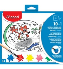 Maped - Photo Color Paint All in One x10 + Brush - Blue