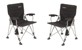Outwell - Campo Black Foldable chair with Padded Armrests - 2 pieces (470233) thumbnail-1