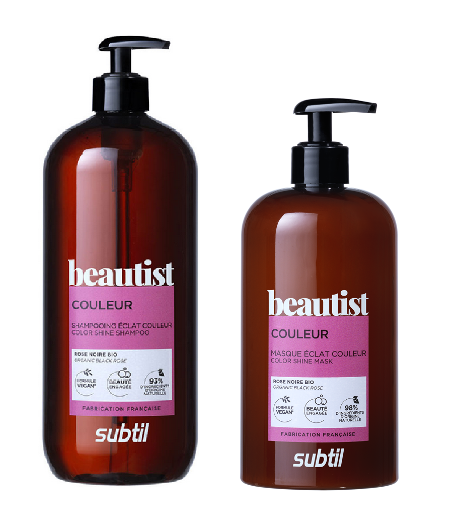 Subtil Beautist - Color Shine Shampoo 950 ml + Subtil Beautist - Color Shine Mask/Conditioner 500 ml - Skjønnhet