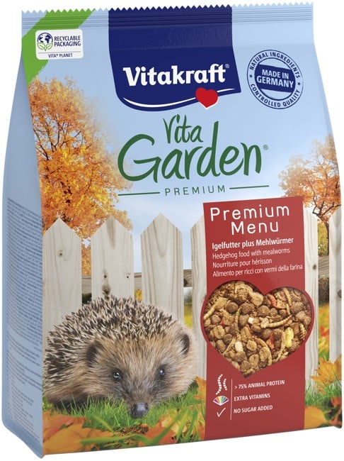 Vitakraft - Vita Garden® Premium Menu, Pindsvinefoder 2,5kg