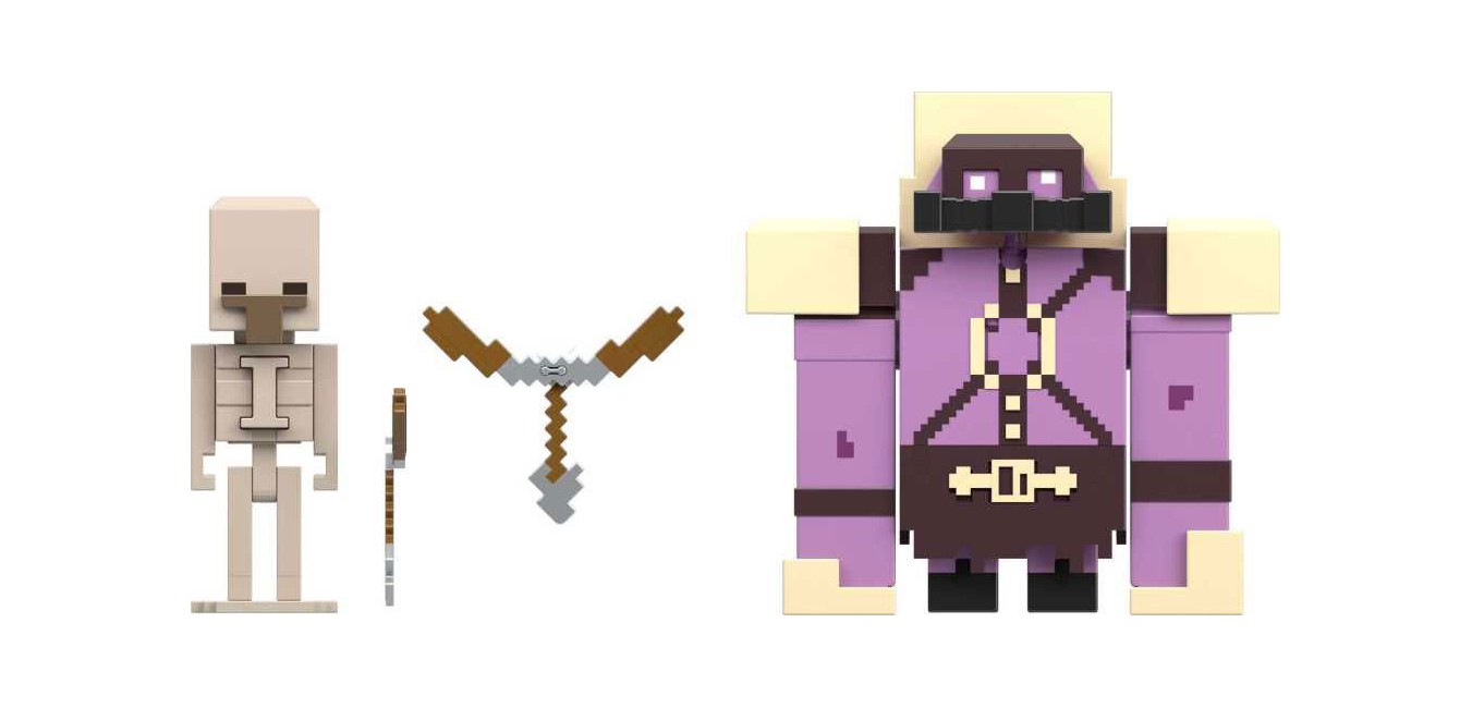 Minecraft - Legends Pigmadillo vs Skeleton