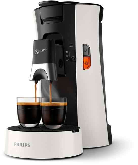 Senseo - Select Kaffemaskine CSA230/01 - Hvid