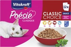 Vitakraft - Poésie Classique sauce, multipack 12x85gr