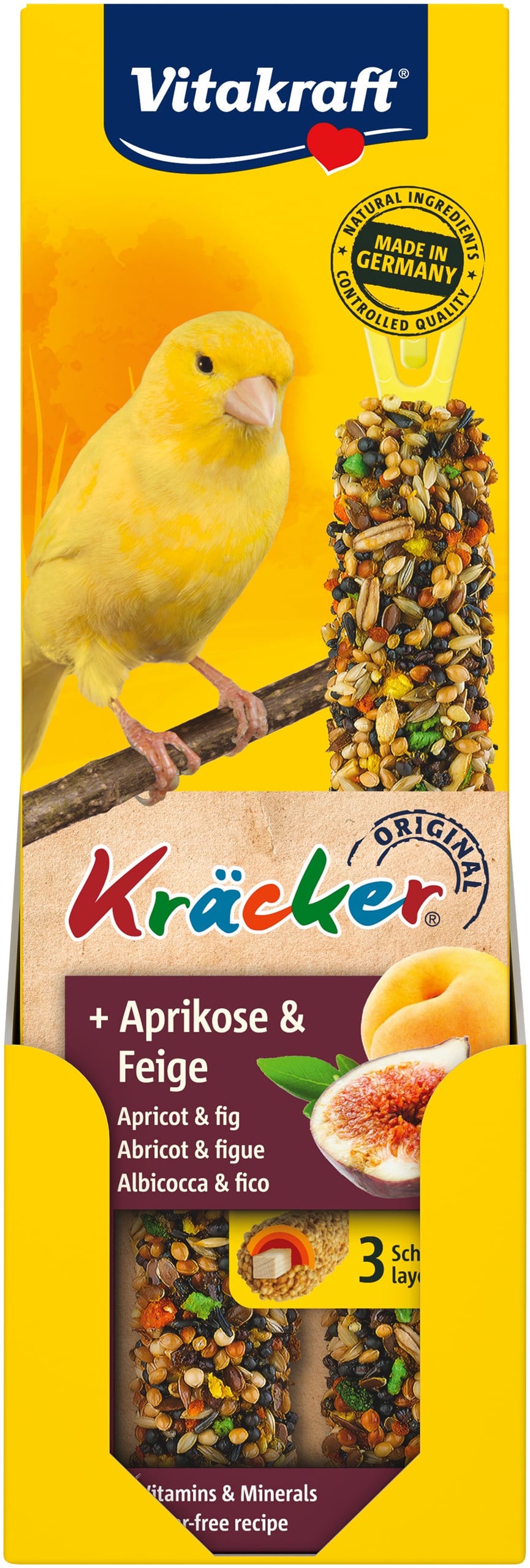 Vitakraft - Kräcker® abrikos og figen til kanarie