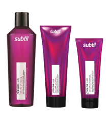 Subtil Color Lab Care - Volumizing Shampoo 300 ml + Subtil Color Lab Care - Volumizing Mask/Conditioner 200 ml + Subtil Color Lab Care - Volumizing Thermo Cream 75 ml