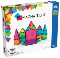 Magna-Tiles - Clear Colours 32 pcs - (90208)