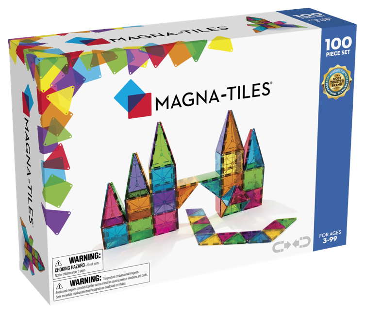 Magna-Tiles - Klare Farben - 100 Stück (90209)