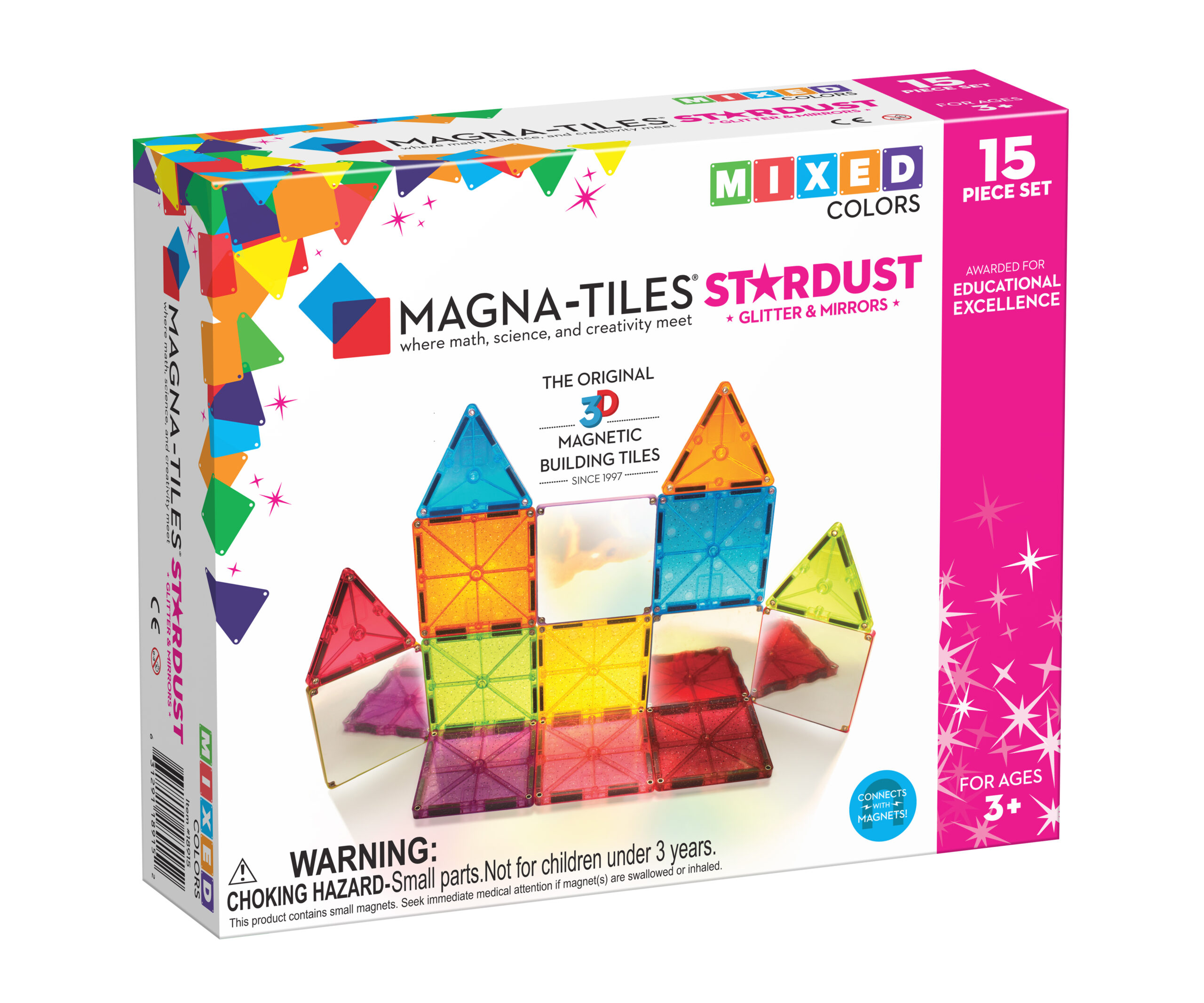 Magna-Tiles - Stardust 15 dele