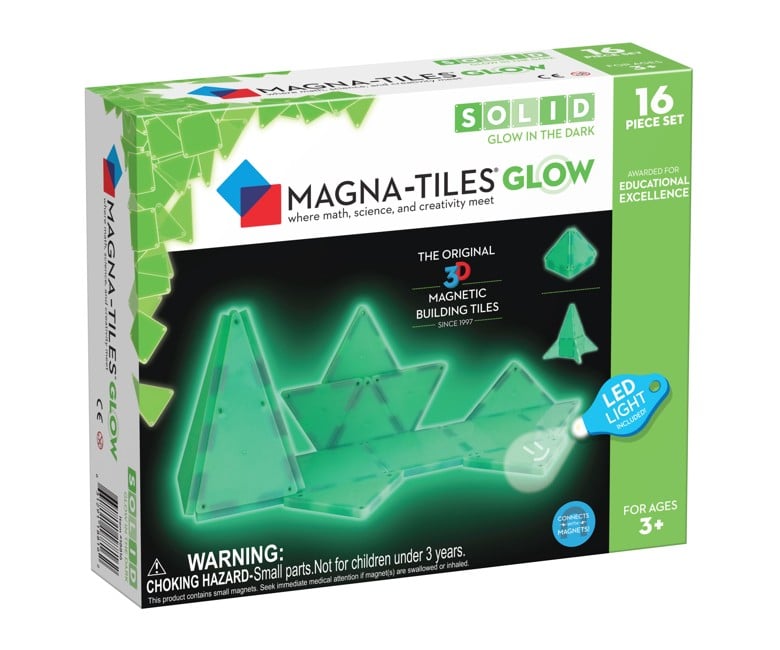 Magna-Tiles - Glow 16 pcs expansion set - (90215)