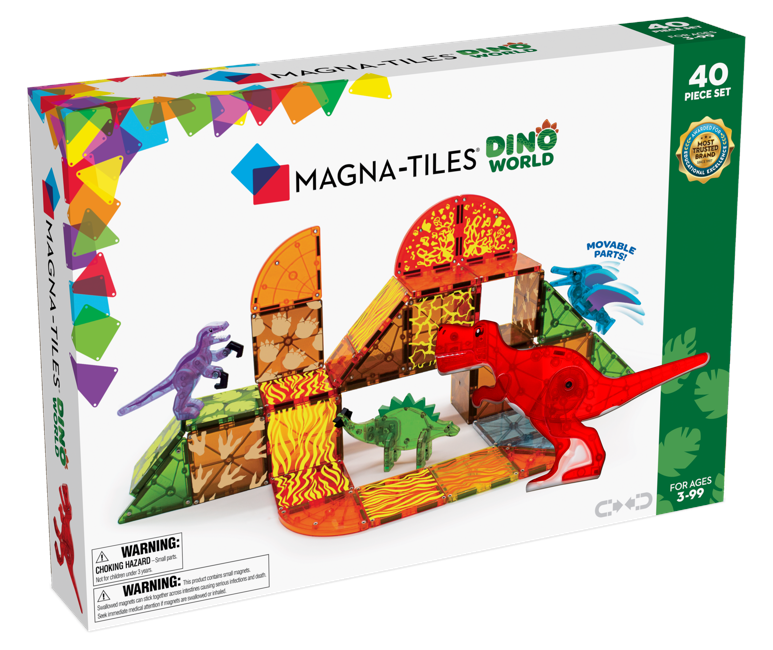 Magna-Tiles - Dinosaur Verden 40 dele