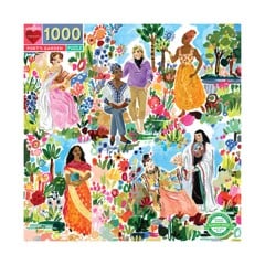 eeBoo - Puzzles - Poet's Garden, 1000 Pc