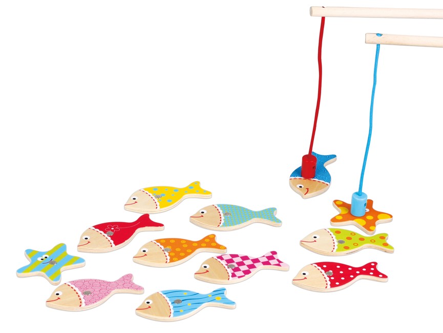 Small Wood - Magnetic Fishing Game (L20044)