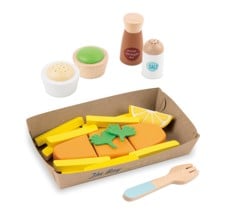 Small Wood - Fish and Chips Set