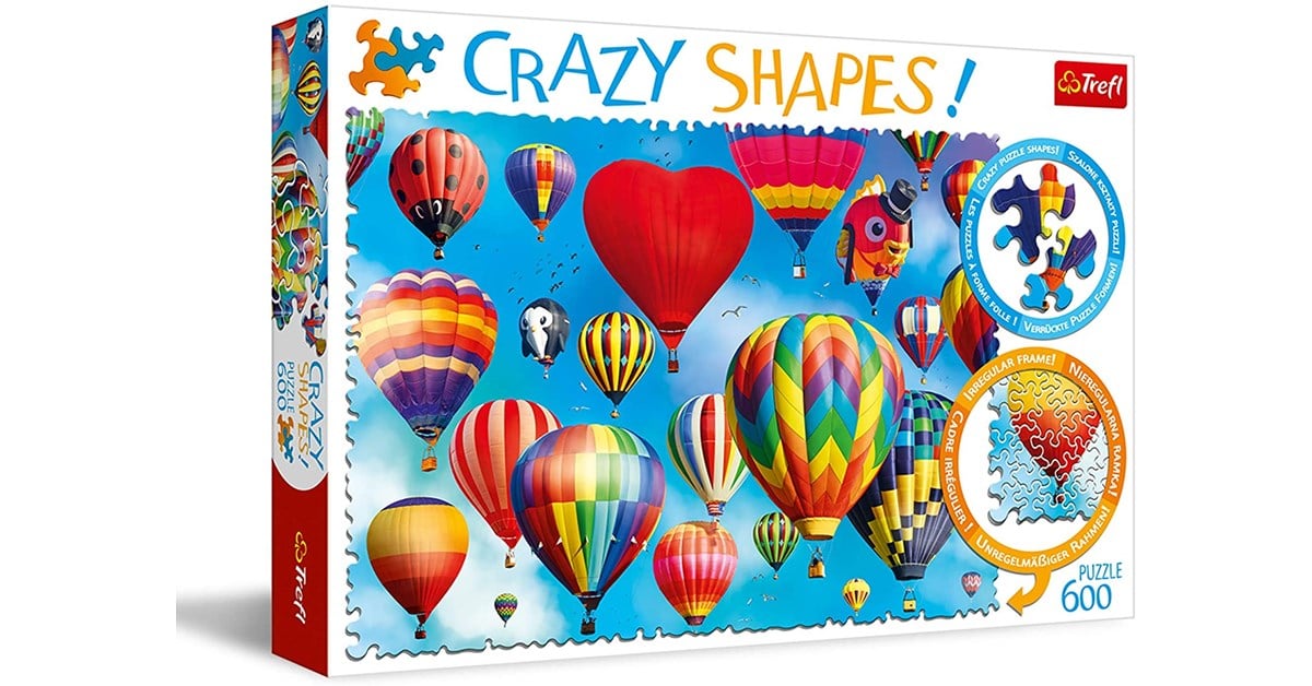 Trefl - Crazy Shapes - Colourful balloons (600 pieces)(TFL11112) - Leker