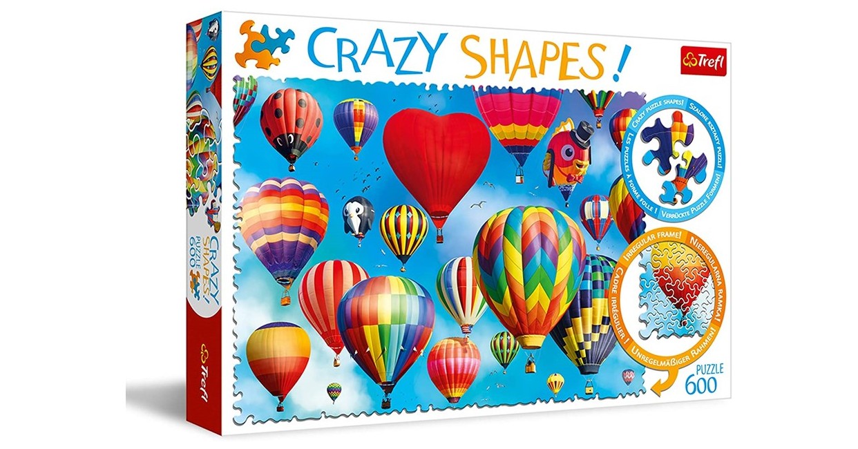 Trefl - Crazy Shapes - Colourful balloons (600 pieces)(TFL11112)