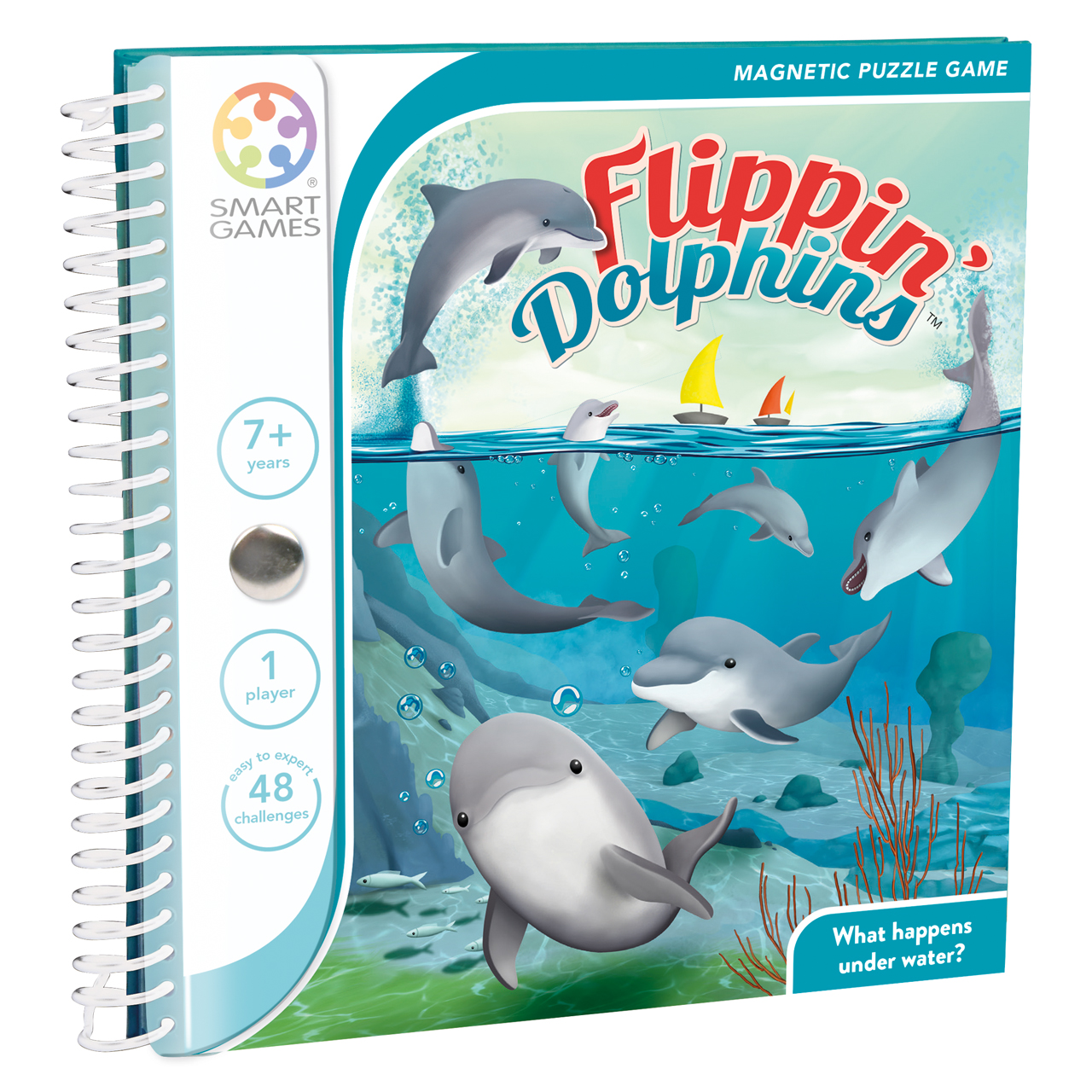 SmartGames - Magnetic Travel - Flippin Dolphins (Nordic) (SG2330) - Leker