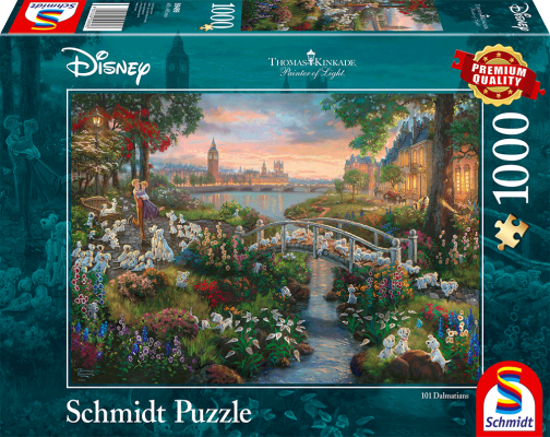 Schmidt - Thomas Kinkade: Disney - 101 Dalmatians (1000 pieces) (SCH4893) - Leker