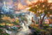 Schmidt - Thomas Kinkade: Disney - Bambi (1000 brikker) thumbnail-2