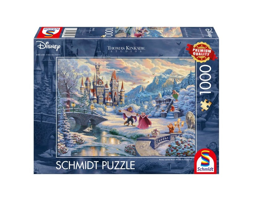 Schmidt - Thomas Kinkade: Disney - Beauty and the Beast’s Winter Enchantment (1000 pieces) (SCH6712)