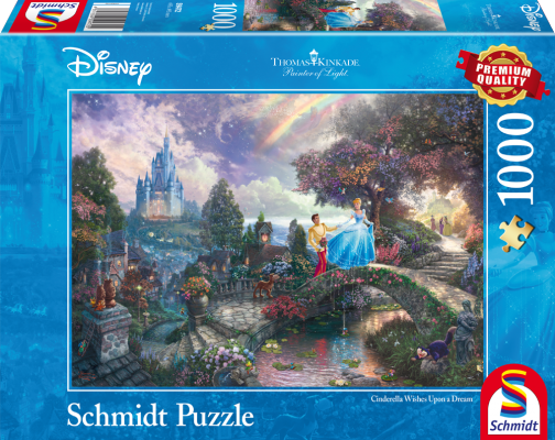 Schmidt - Thomas Kinkade: Disney Cinderella (1000 pieces) (SCH9472) - Leker