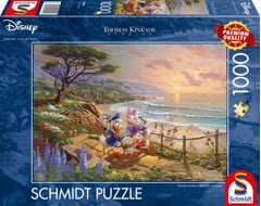 Schmidt - Thomas Kinkade: Disney - Anders And og Andersine En And-Eftermiddag (1000 brikker)