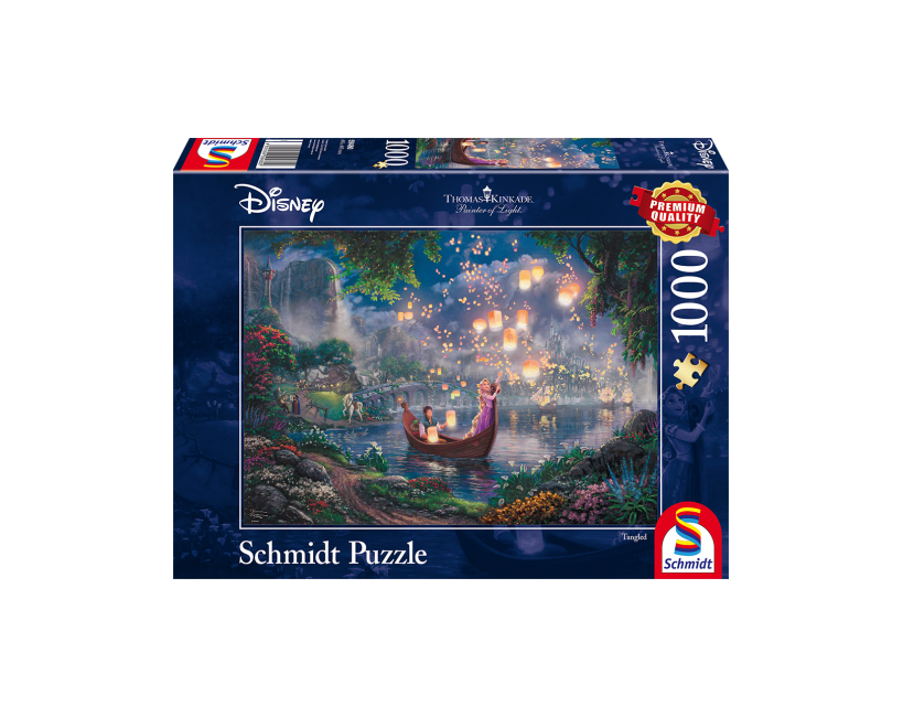 Schmidt + Disney - Thomas Kinkade: Disney - Rapunzel (1000 brikker)