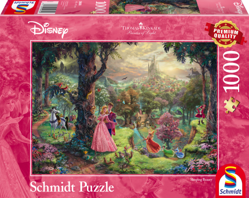 Schmidt - Thomas Kinkade: Disney Sleeping Beauty (1000 pieces) (SCH9474) - Leker